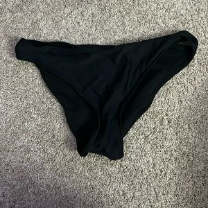 black bikini bottoms